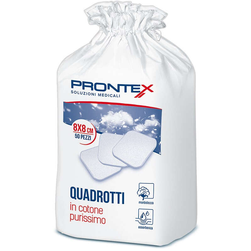 Prontex - Cotone idrofilo  quadrotti