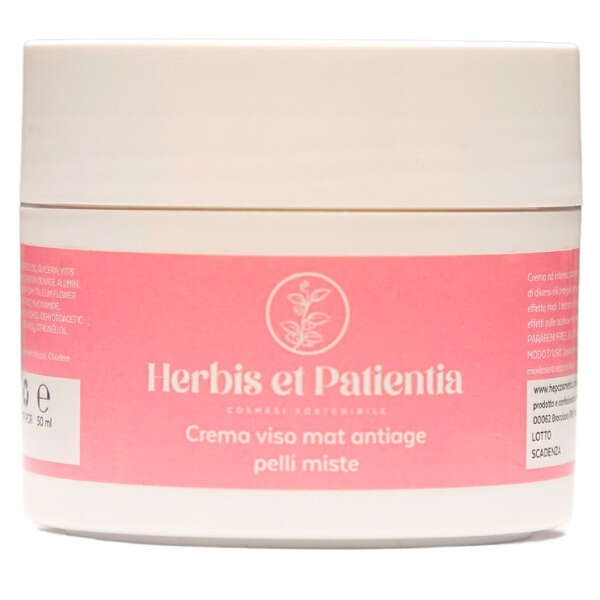 Crema viso mat antiage - Herbis et patientia  pelli miste 50 ml