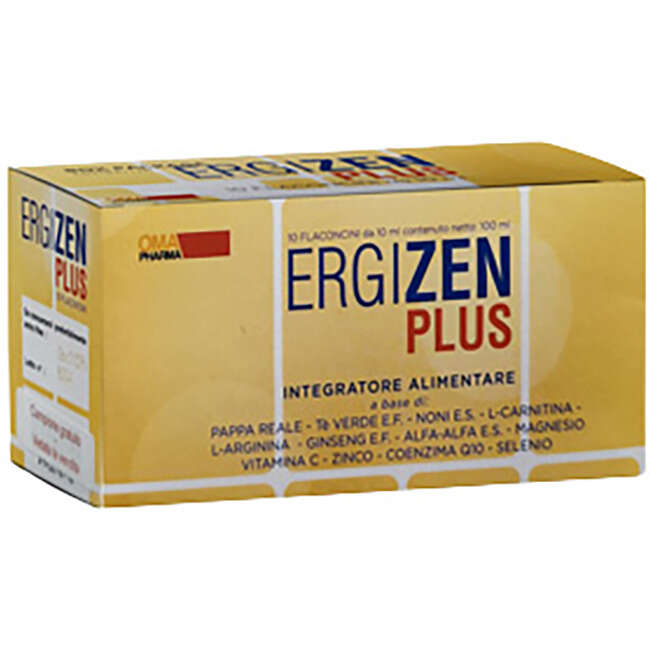 Ergizenplus - Ergizen plus integratore energizzante 10 flaconcini da 10 ml
