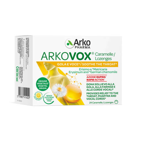 Arkofarm - Arkovox miele/limone 24 caramelle