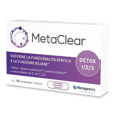 Metagenics - Metaclear 30 compresse da 1,4 g