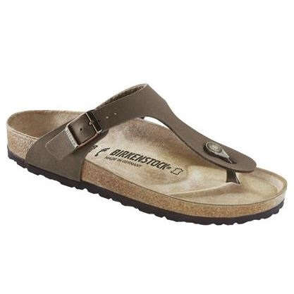 Birkenstock - Gizeh mocca birko flor nubuck 41