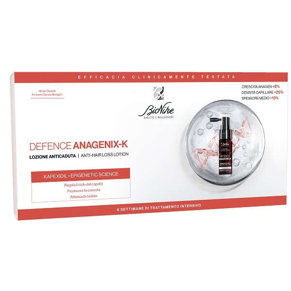 Bionike - Defence anagenix k lozione anti caduta 6 flaconcini 15 ml