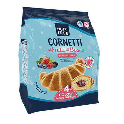 Nutrifree - Cornetti ai frutti di bosco 4 pezzi da 60 g