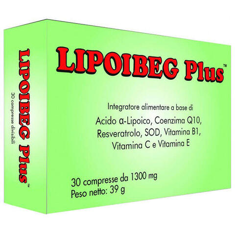 Interfarmac - Lipoibeg plus 30 compresse da 1300 mg