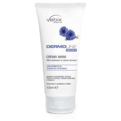 Vebix - Dermoline crema mani fiordaliso 100 ml
