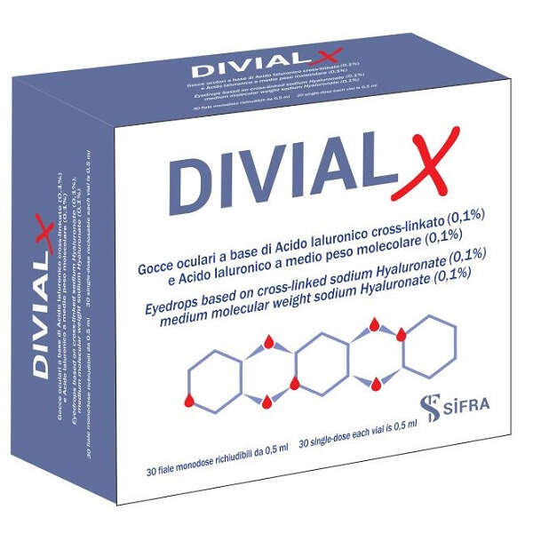Sifra - Gocce oculari divial x 30 fiale monodose richiudibili da 0,5 ml