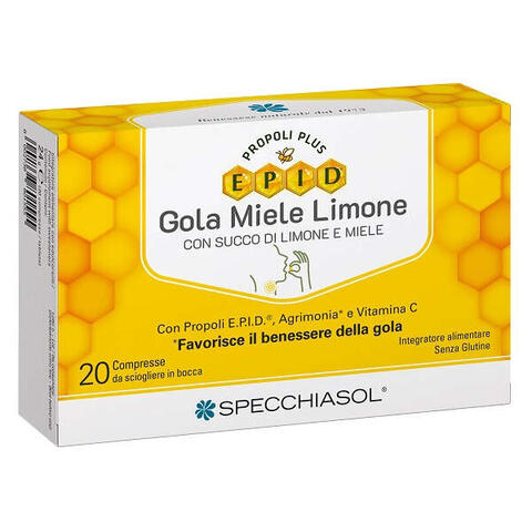 Epid - Gola miele limone 20 compresse