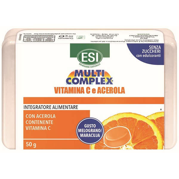Multicomplex - Esi  vitamina c e acerola caramelle 50 g