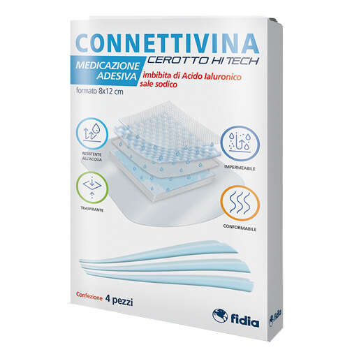 Connettivina - Cerotto  hitech 8 x 12 cm 4 pezzi