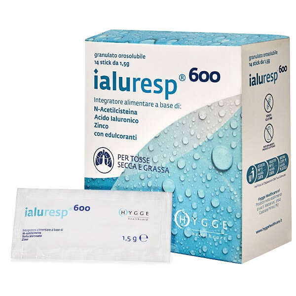 Hygge healthcare - Ialuresp 600 granulato orosolubile 14 stick