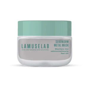 Maschera viso sebonormalizzante - Lamuselab sebonorm metal mask 100 ml