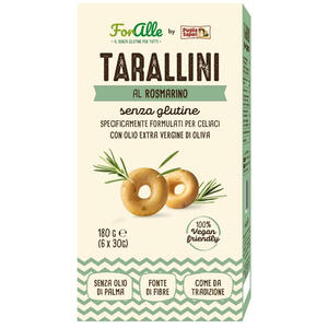 Foralle - Tarallini rosmarino 6 bustine x 30 g