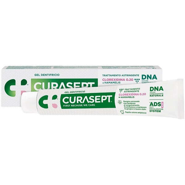 Curasept - Gel dentifricio ads dna trattamento astringente 75 ml