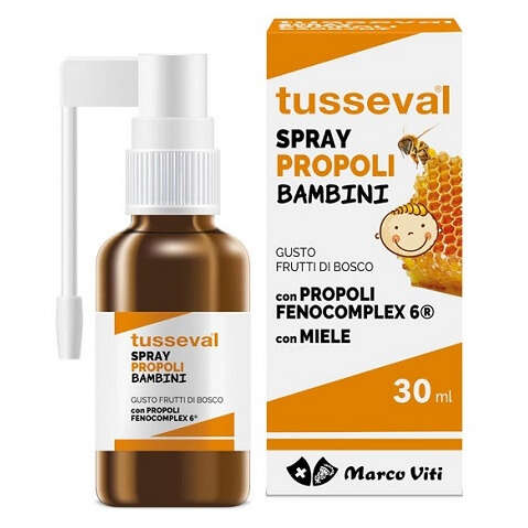 Tusseval - Gola propoli spray per bambini 30 ml