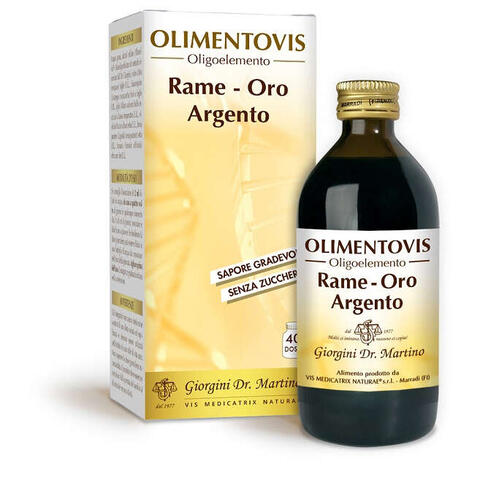 Giorgini - Rame oro argento olimentovis 200 ml con edulcoranti senza zuccheri