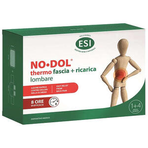 Esi - No dol thermo fascia lombare 1 pezzo + ricarica 4 pezzi
