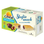 Cereal - Senza glutine sfoglie snack crema nocciola 4 monoporzioni