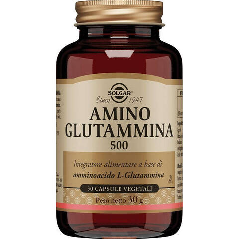 Solgar - Amino glutammina 500 50 capsule vegetali