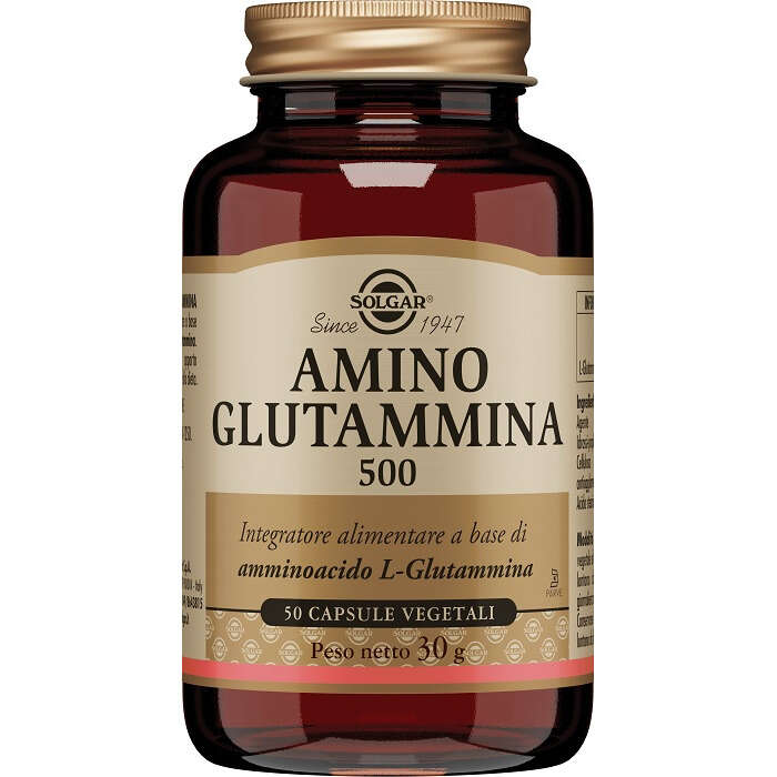 Solgar - Amino glutammina 500 50 capsule vegetali