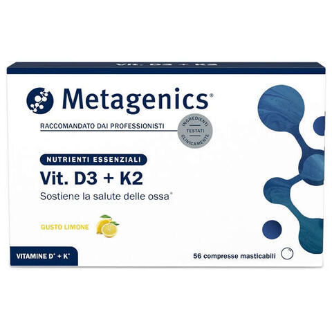 Vit. d3 + k2 - Vit d3+k2 56 compresse masticabili