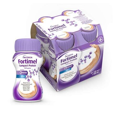 Fortimel - Compact protein caffe' 4 bottiglie da 125 ml