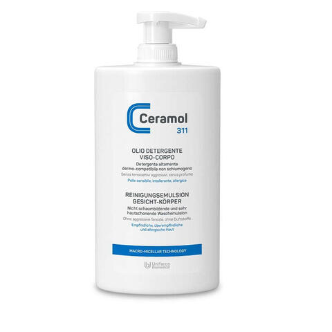 Unifarco - Ceramol 311 olio detergente viso/corpo 400 ml