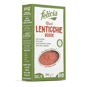 Felicia bio - Risoni lenticchie rosse 250 g