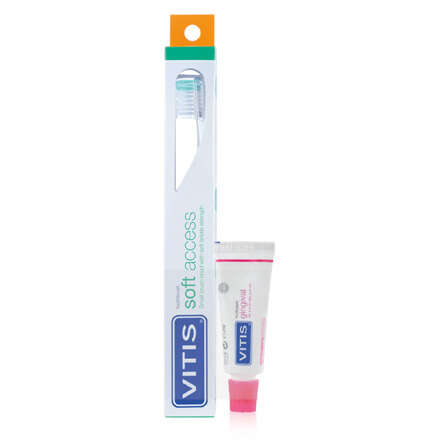 Gingival - Vitis spazzolino soft access + dentifricio  15 ml