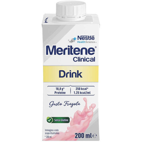 Meritene - Clinical drink fragola 200 ml