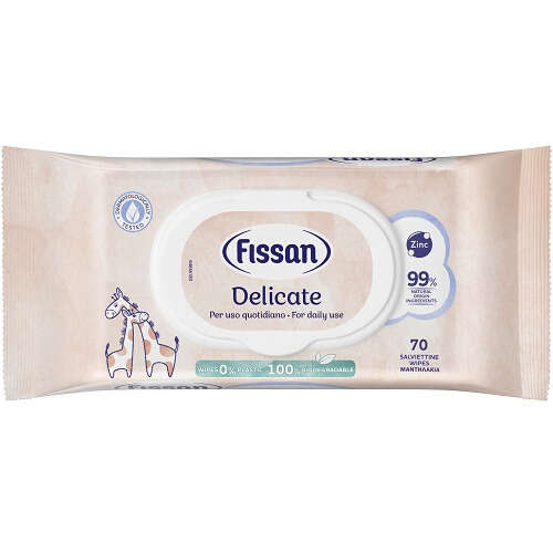 Fissan - Salviette delicate new 70 pezzi