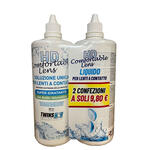 Soluzione unica hd comfortable lens pack doppio 360 ml