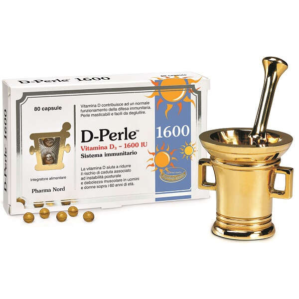 Vitamina d3 - 1600 iusistema immunitario - D-perle 1600 80 capsule