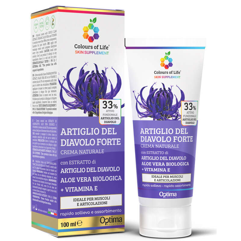 Colours of life - Skin supplement artiglio del diavolo 33% crema 100 ml