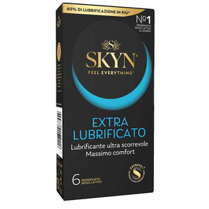 Akuel - Profilattico skyn extra lubrificato 6 pezzi