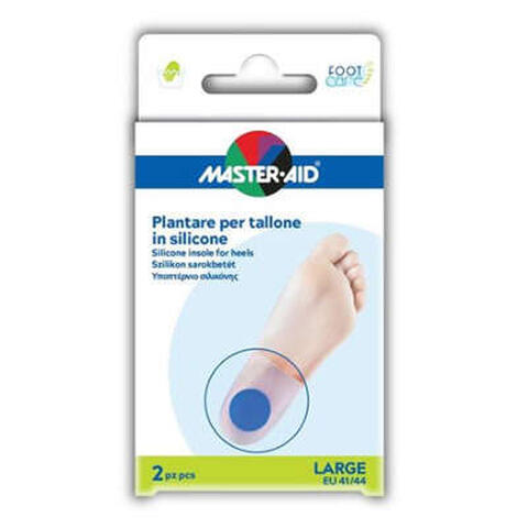 Master aid - Talloniera in due tipologie di silicone master-aid footcare large 2 pezzi f4