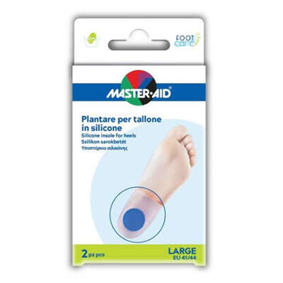 Master aid - Talloniera in due tipologie di silicone master-aid footcare large 2 pezzi f4