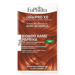 Euphidra - Colorpro gel colorante capelli xd 744 paprika 50 ml in flacone + attivante + balsamo + guanti