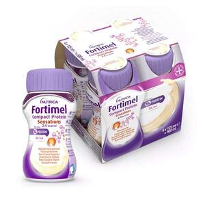 Fortimel - Compact protein hot tropical zenzero 4 x 125 ml
