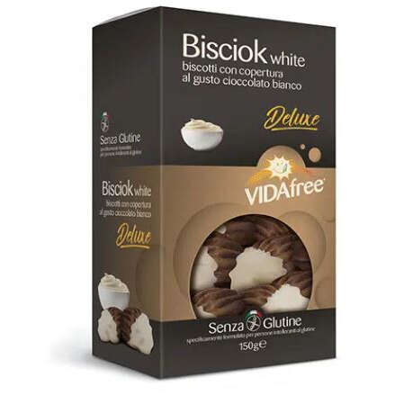 Unifarmed - Bisciok white al cioccolato bianco vidafree biscotti senza glutine 150 g