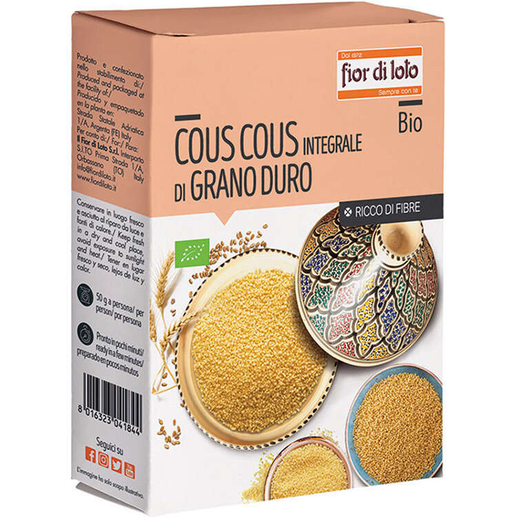 Fior di loto - Cous cous integrale grano duro bio 500 g
