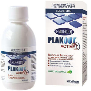 Emoform - Plak out active clorexidina 0,20% collutorio 200 ml