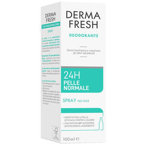 Derma fresh deodorante - Dermafresh 24h pelle normale spray 100 ml