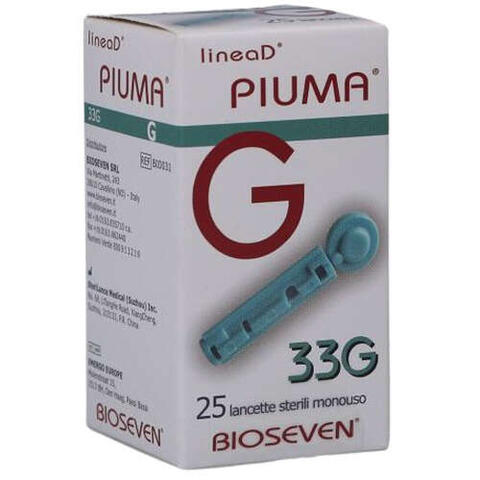 Linea d - Lancette pungidito  piuma gauge 33 25 pezzi
