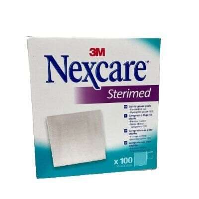 Nexcare - Garza compressa  sterimed in cotone 20 fili 18x40cm multilingual 100 pezzi