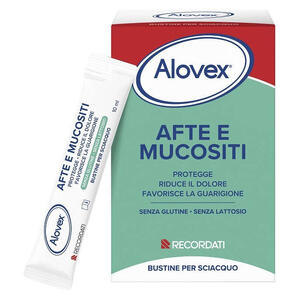 Alovex - Afte e mucositi 20 bustine da 10 ml