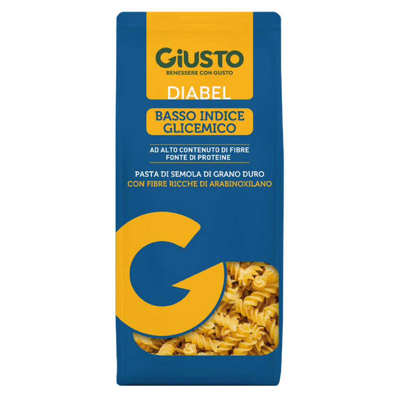 Giusto - Diabel basso indice glicemico pasta fusilli 400 g