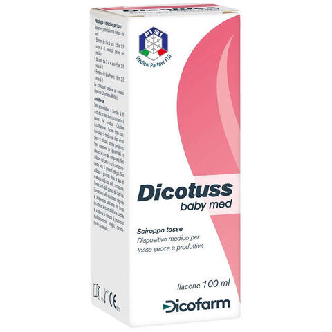 Dicofarm - Sciroppo tosse dicotuss baby med 100 ml gusto fragola di bosco