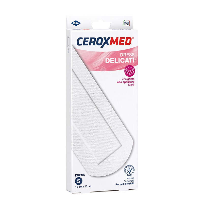 Ceroxmed - Dress delicati  10x25 cm 5 pezzi
