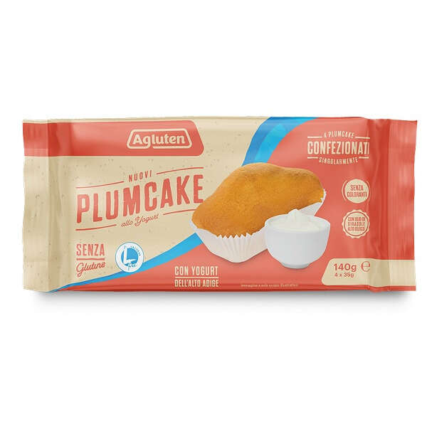Agluten - Nuovi plumcake yogurt 4 pezzi da 35 g